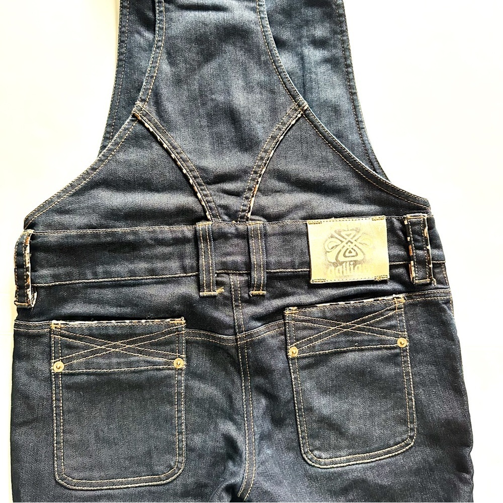 John Galliano Logo Denim Overalls 38 / 4 NWOT - Picture 14 of 16
